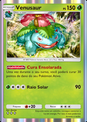 Venusaur #003 · Fusão Dupla (C1)