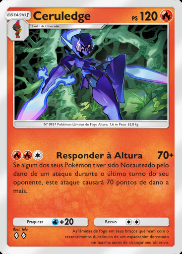 Ceruledge #028 · Fusão Dupla (C1)