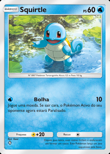 Squirtle #029 · Fusão Dupla (C1)