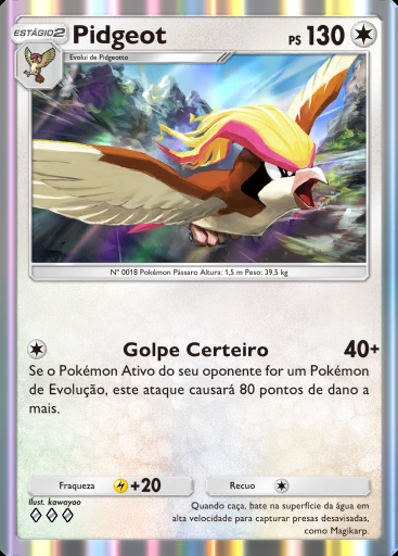 Pidgeot #104 · Fusão Dupla (C1)