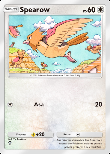 Spearow #105 · Fusão Dupla (C1)