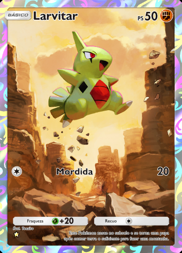 Larvitar #145 · Fusão Dupla (C1)