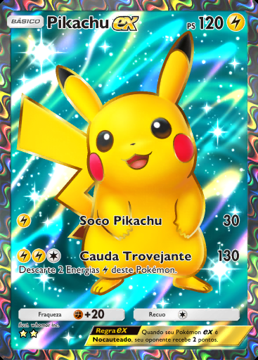 Pikachu ex #156 · Fusão Dupla (C1)