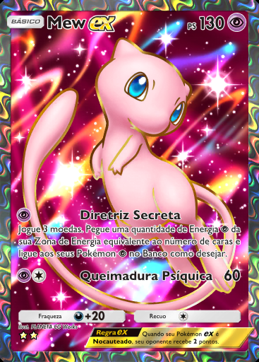 Mew ex #158 · Fusão Dupla (C1)