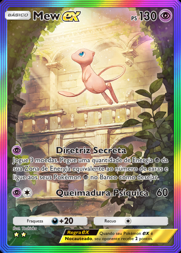 Mew ex #176 · Fusão Dupla (C1)