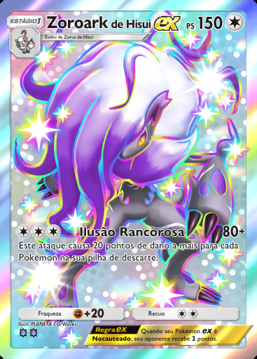 Zoroark de Hisui ex #213 · Fusão Dupla (C1)