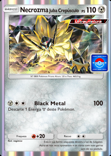 Necrozma Juba Crepúsculo