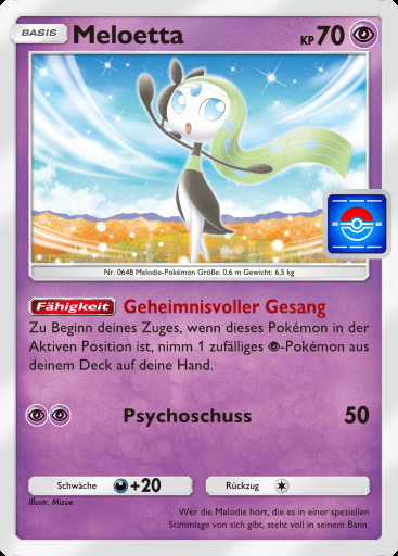 Meloetta #050 · PROMO-B