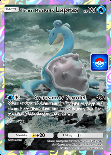 Team Rockets Lapras #089 · PROMO-B