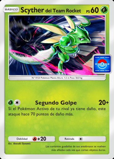 Scyther del Team Rocket