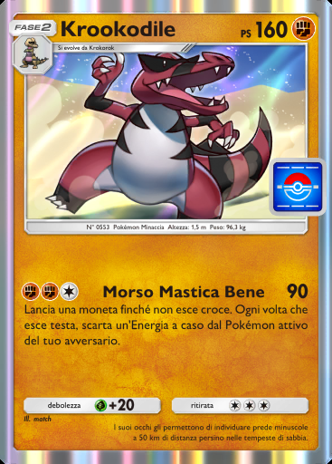 Krookodile #016 · PROMO-B