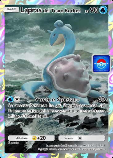 Lapras del Team Rocket #089 · PROMO-B