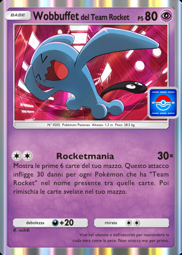 Wobbuffet del Team Rocket #091 · PROMO-B