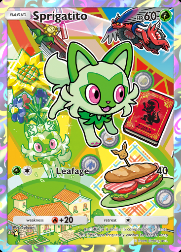 Sprigatito #025 · Special Pack: First Partners (SP1)