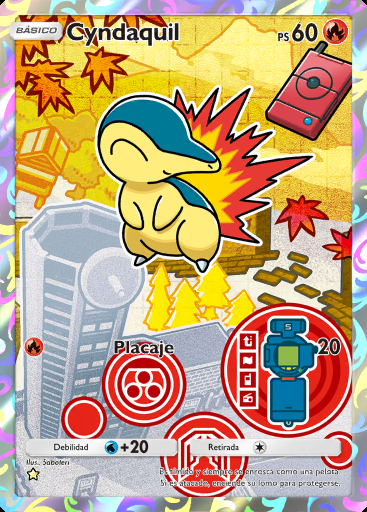 Cyndaquil #005 · Sobre extraordinario Primeros Compañeros (SP1)