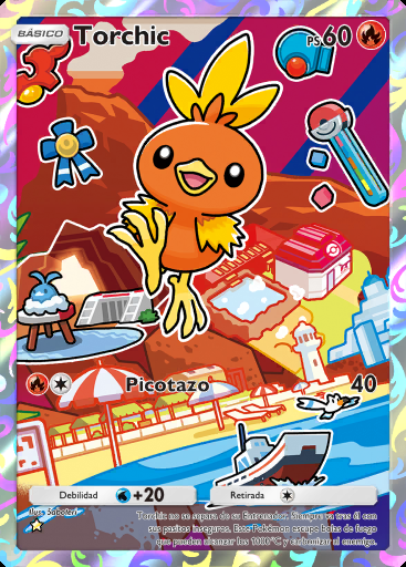 Torchic #008 · Sobre extraordinario Primeros Compañeros (SP1)