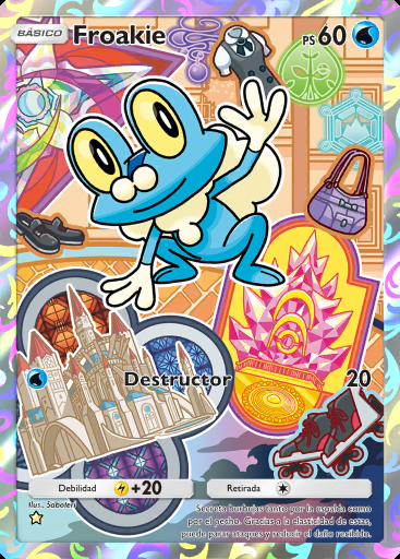 Froakie #018 · Sobre extraordinario Primeros Compañeros (SP1)